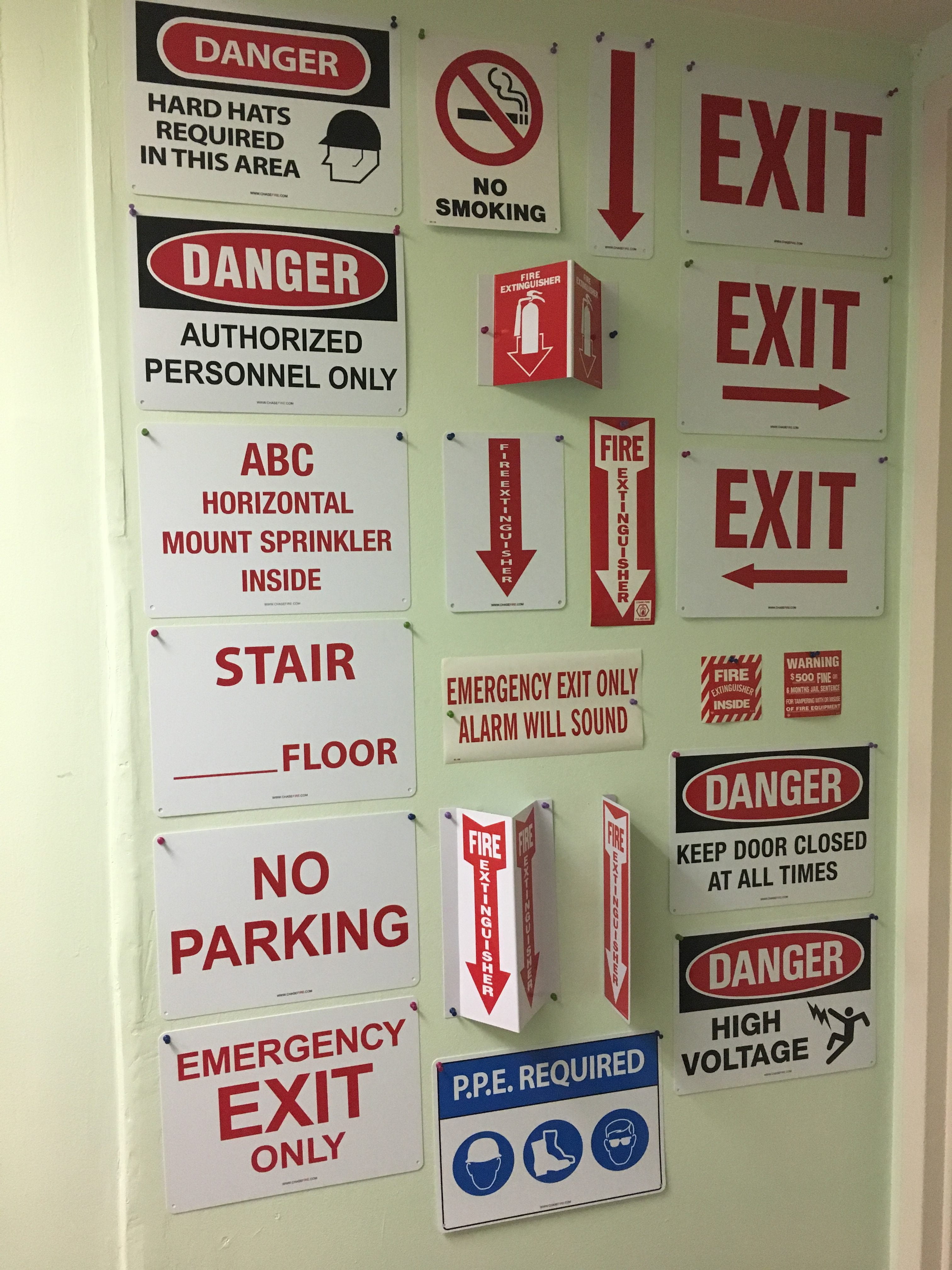 Fire Extinguisher Signs - Chase Fire Extinguisher Services Nyc & Nj